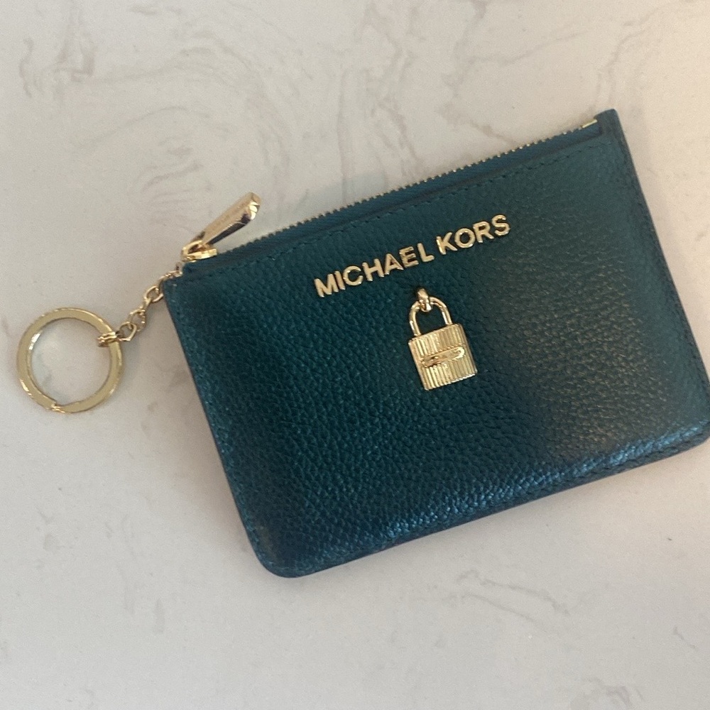 Michael Kors Embossed Leather Adele Coinpouch/Id/… - image 4